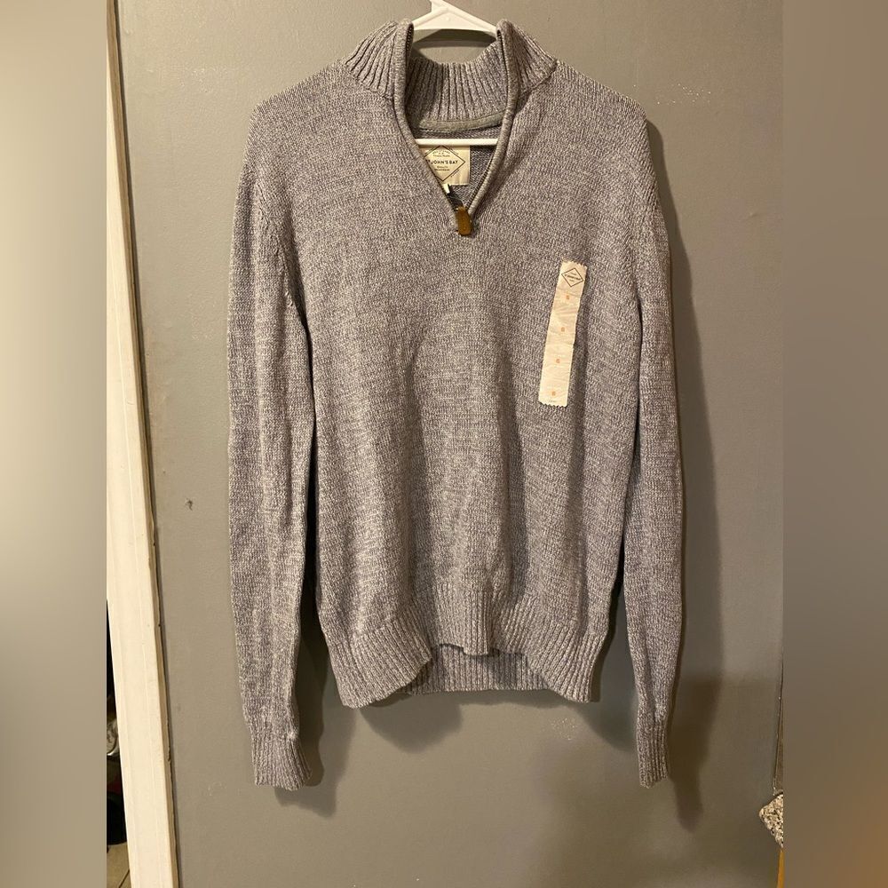 St John’s Bay Zip Neck Pullover Size Small